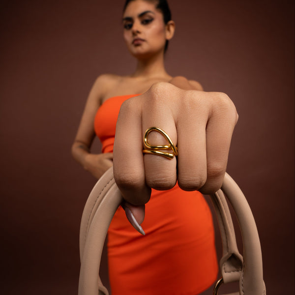 silver or gold jewelry with orange dress Orange Dress with Gold Jewelry Black Girls