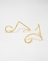 The Bold Swirl Earcuffs